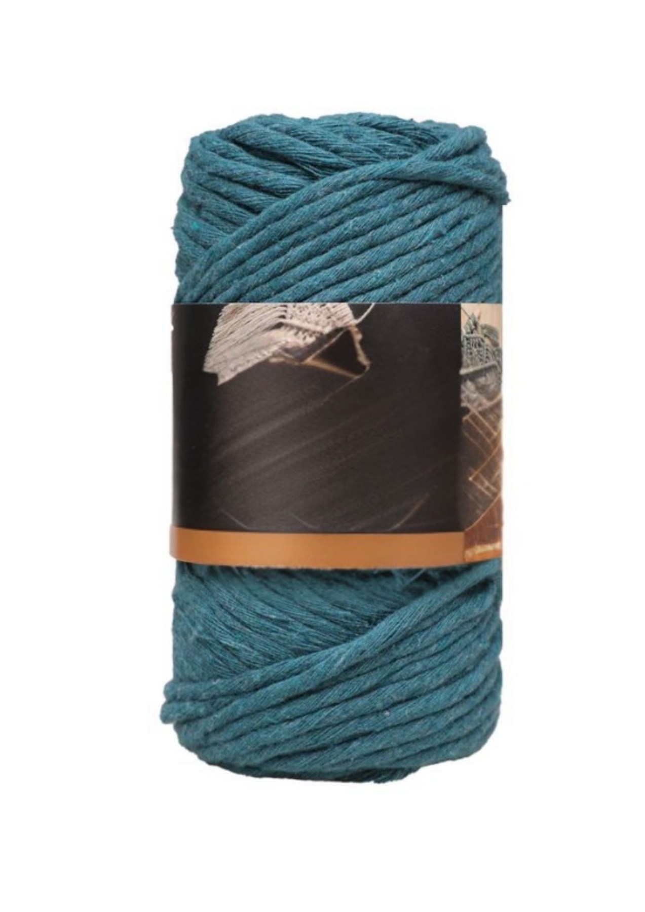 Pamuk Makrome 4 mm İp Petrol