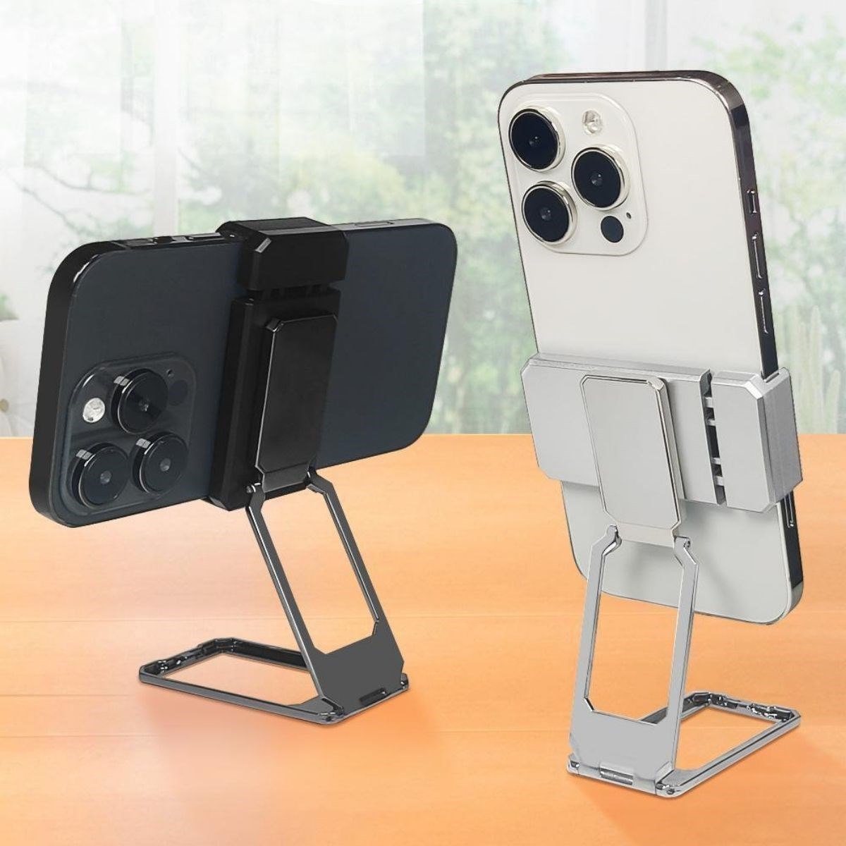 shop®  360 derece Dönen Tüm Telefon Tipleri İle Uyumlu Metal Telefon Standı Braket