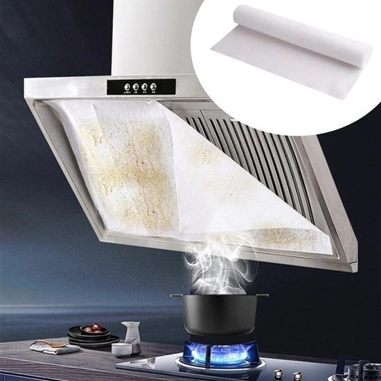 shop® 2li Yağ Emici Duman Önleyici Pratik Mutfak Davlumbaz Koruyucu Dayanıklı Yedek Filtre 45x90cm