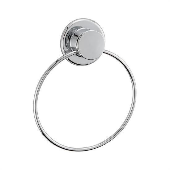 shop® Arkası Yapışkanlı Yuvarlak Metal Havluluk Askısı Aparatı