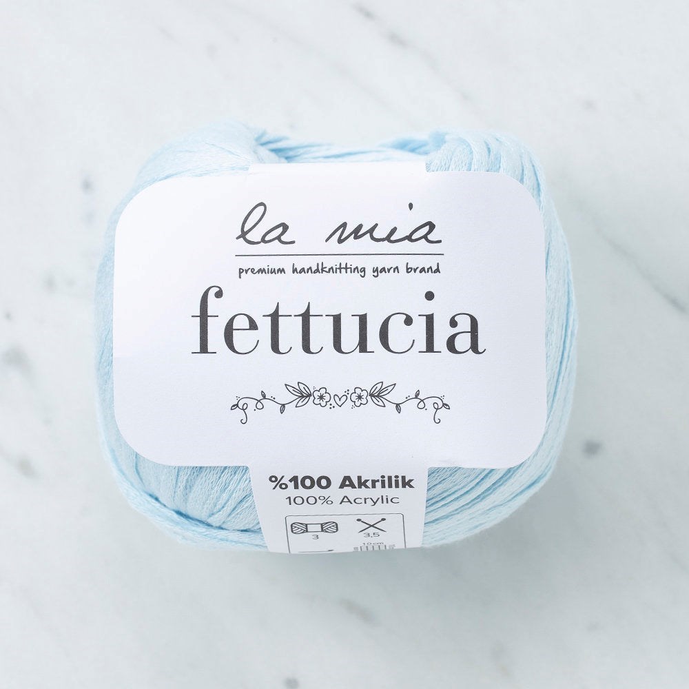 La Mia Fettucia Bebe Mavi El Örgü İpi - L069 - 33879
