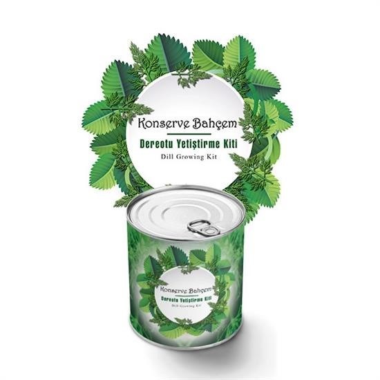shop® Konserve Bahçem Evde Konservede Dereotu Yetiştirme Kiti Aparatı