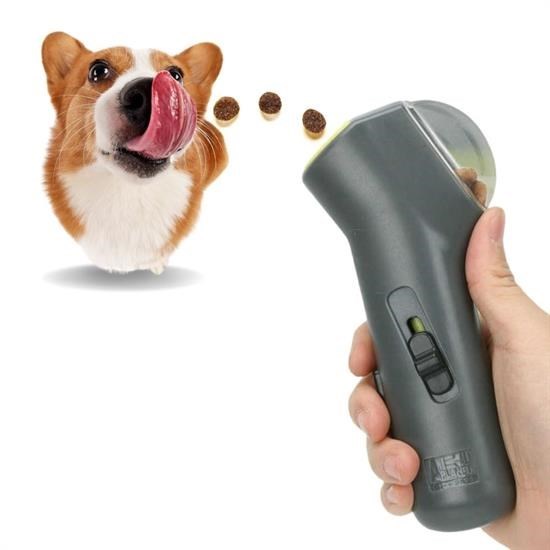 shop® Kedi ve Köpekler İçin Hazneli Mama Fırlatma Oyuncağı Yem Atıcı Aparat