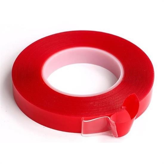 shop® 2 Metre Güçlü Yapışkanlı Çift Taraflı Slikon Pratik Şeffaf Bant