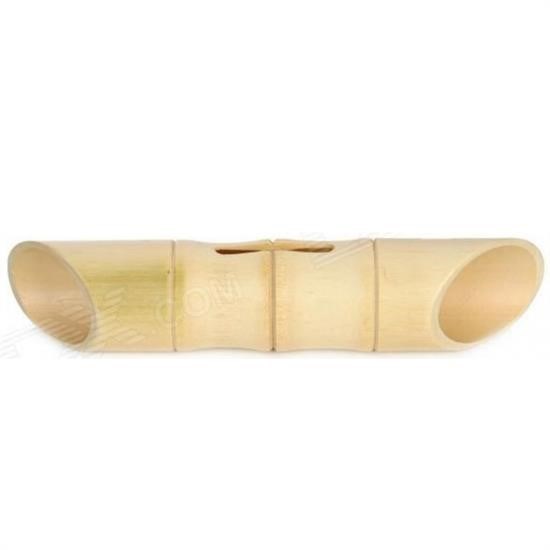 shop® 6 x 1 cm Girişli Kılıflı Bambu Ağacı Akustik Ses Yükseltici Aparat