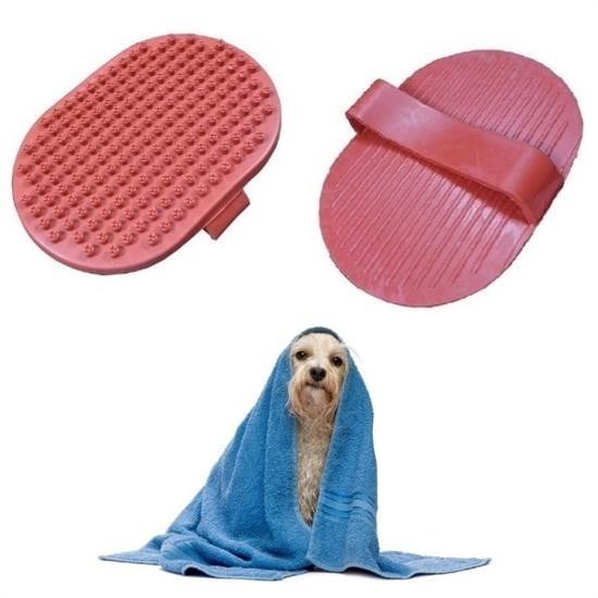 shop® Ergonomik Masajlı Evcil Hayvan Kedi Köpek Yıkama Fırçası Aparatı