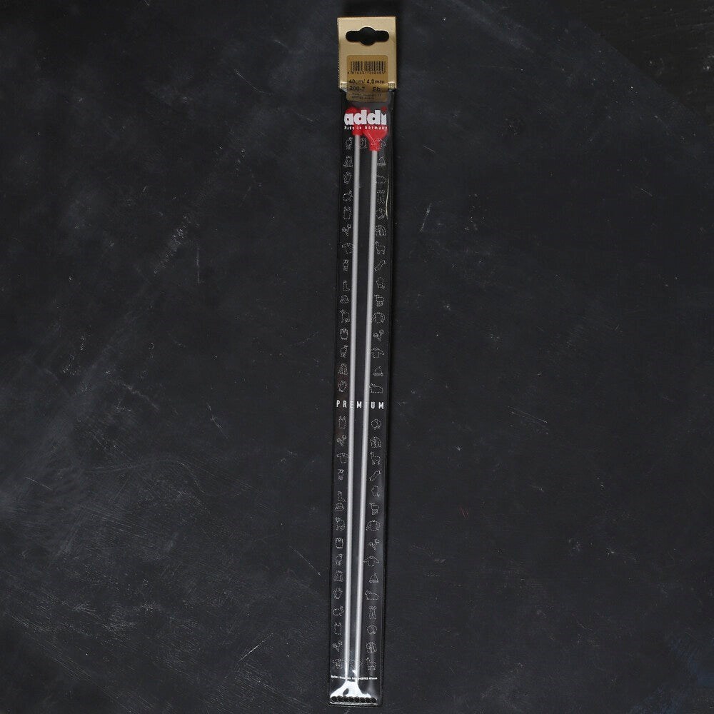 ADDI KALPLİ 4MM 40CM KLASİK ALÜMİNYUM ÖRGÜ ŞİŞİ - 