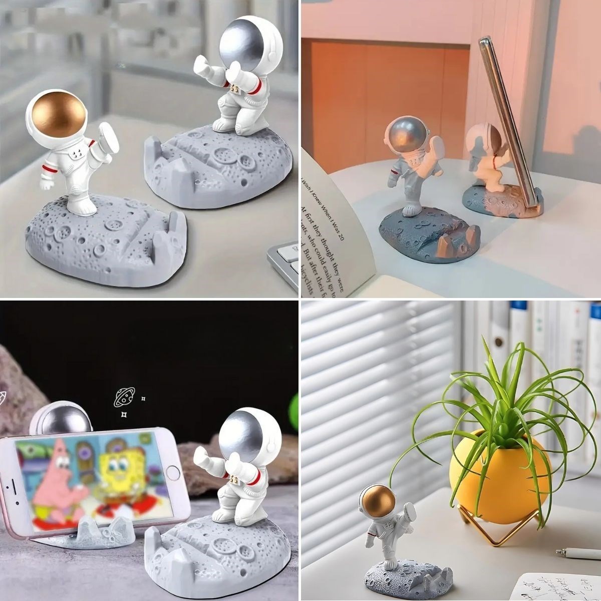shop® Mini Astronot Model Telefon ve Tablet Tutucu Standı