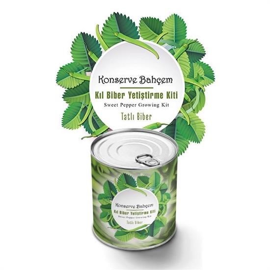 shop® Konserve Bahçem Evde Konservede Tatlı Sivri Biber Yetiştirme Kiti