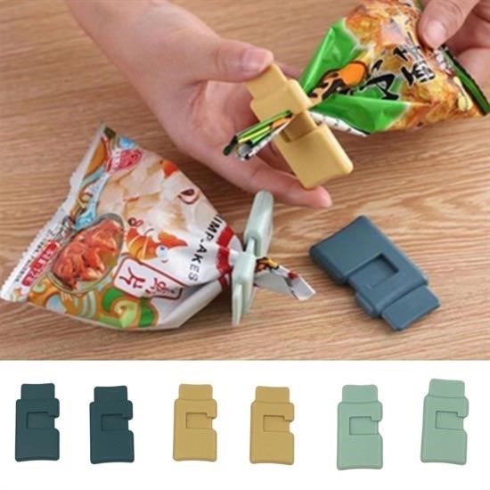 shop®  6lı Hava Sızdırmaz Poşet Torba Ambalaj  Ve Paket Kıstırmalı Kapatma Klipsi