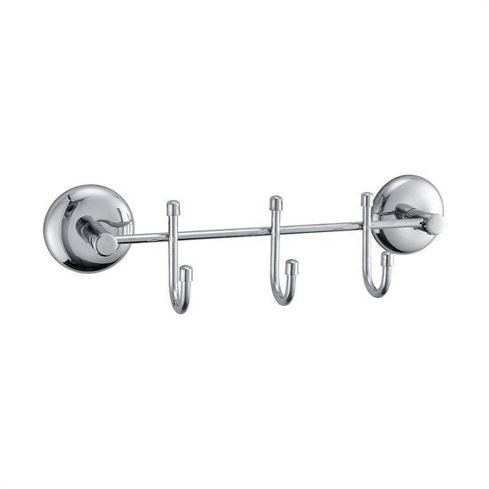 shop® 3 Kancalı Dekoratif Askılık Mutfak Banyo Duvar Yüzeyi Askısı