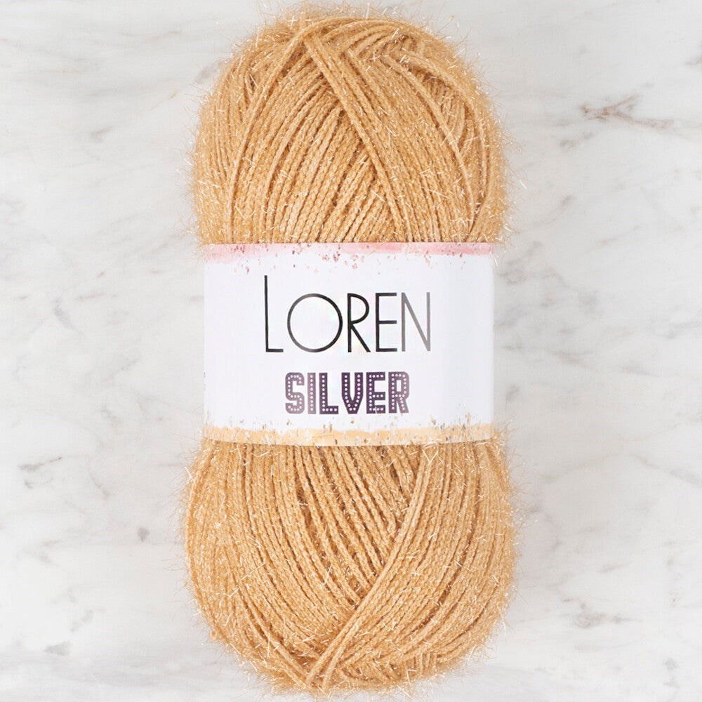 Loren Silver Bej El Örgü İpi - RS00100 - 34095