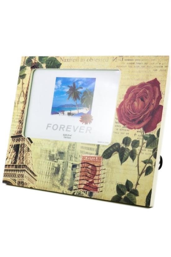 shop® Decotown Dekoratif Desenli Çerçeve Gül Motifli Fotoğraf Çerçevesi