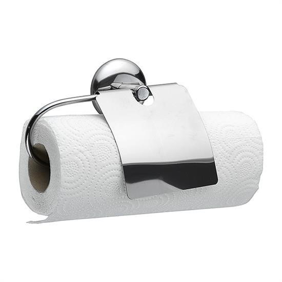 shop® Dekoratif Kapaklı Paslanmaz Kağıt Havluluk Rulo Havlu Tutacağı