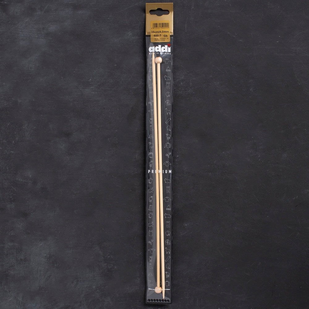 Addi Bambus 4mm 35cm Bambu Örgü Şişi - 500-7