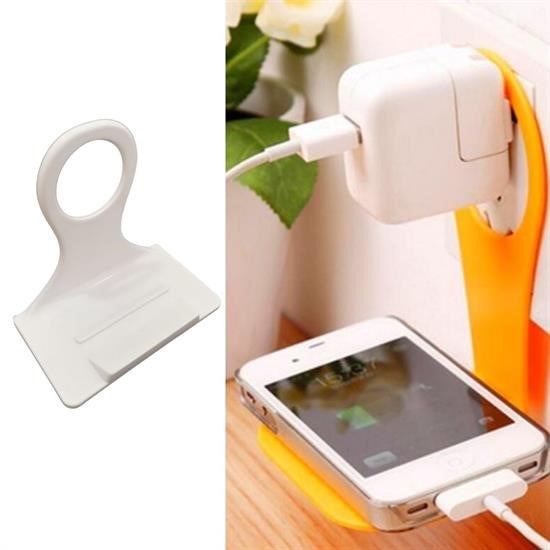 shop® Universal Mobil Şarj Priz Askısı ve Telefon Tablet  Tutucu Stand