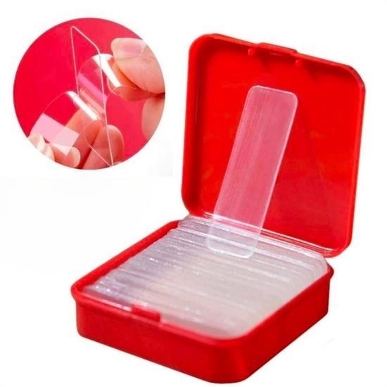 shop® Çoklu Şeffaf Çift Taraflı Bant Monte Bantları 60 Adet