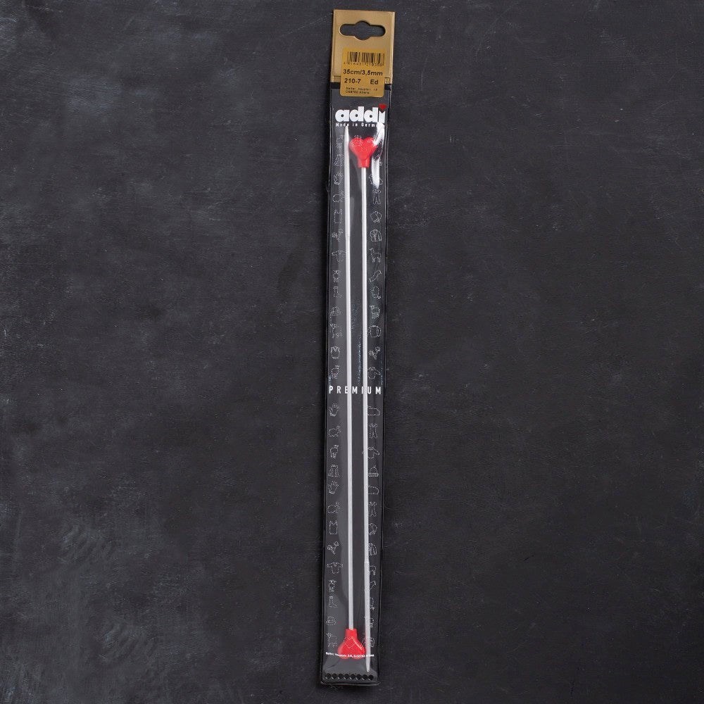 Addi 3,5mm 35cm Klasik Alüminyum Hızlı Örgü Şişi -