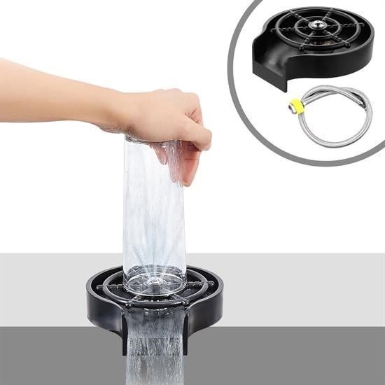 shop® Yüksek Basınçlı Otomatik Bardak Yıkama Aparatı Mutfak Lavaboları İçin Hızlı Kupa Durulayıcı