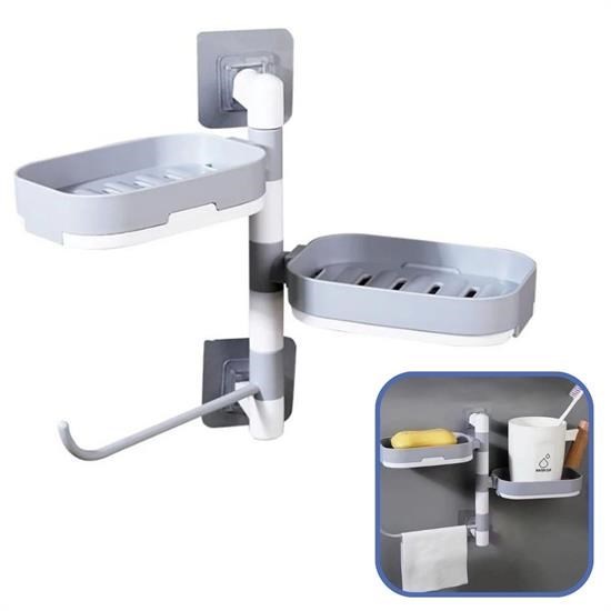 shop® Çoklu Sabun Tutucu Fonksiyonel Banyo Sabunluk