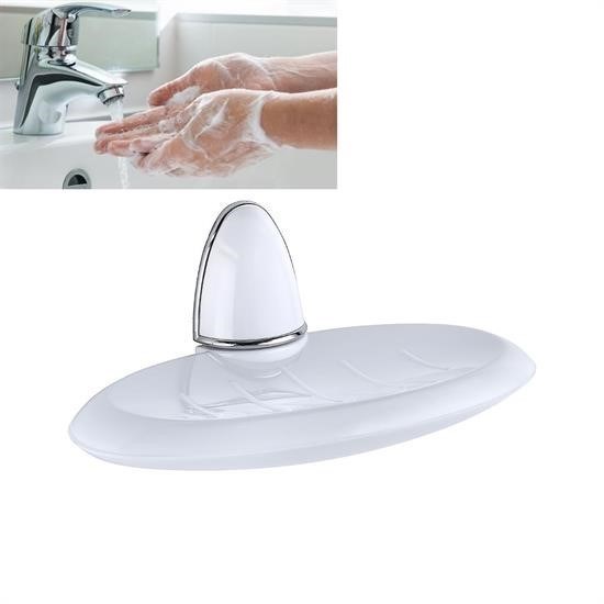 shop® Lüks Milenyum Sabunluk Dekoratif Beyaz Sabun Tutucu Stand
