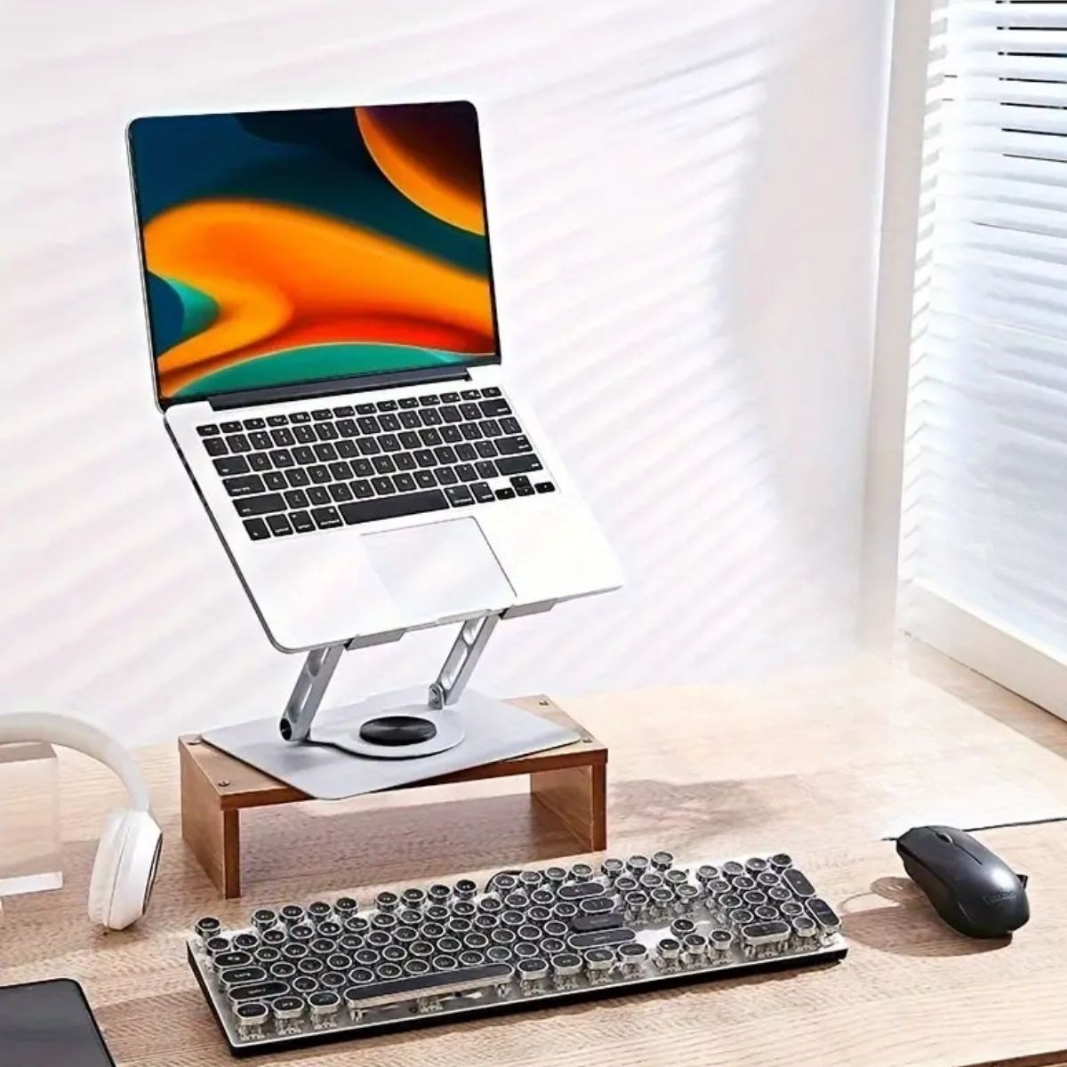 shop® 360 Derece Dönebilen Hava Aldıran Laptop Standı