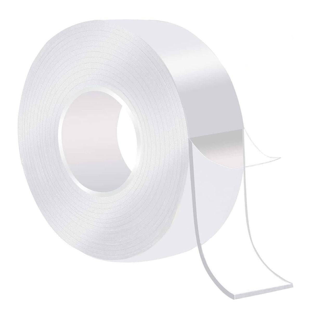  shop® Ultra Güçlü Çift Taraflı 2 mt x 3 cm Çift Taraflı Nano Bant