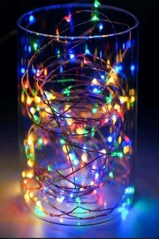 shop® Pilli Dekoratif Peri Led Işık 3 Metre (RGB) Gaming Aydınlatma