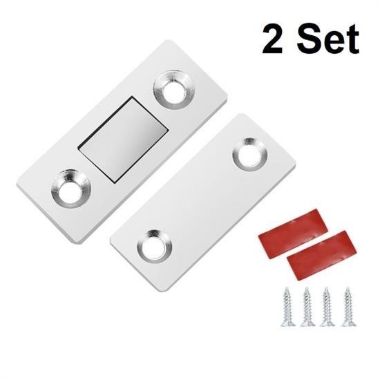 shop® 2 Çift Çok Amaçlı Kapı Kapak Dolap Çekmece Mobilya Durdurucu Kapatıcı Mıknatıslar