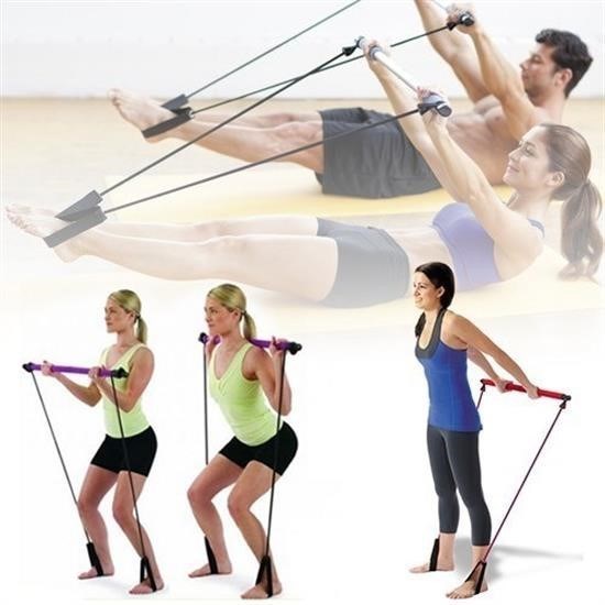 shop® Jimnastik Çubuğu Plates Barı Taşınabilir Spor Ve Egzersiz Aleti
