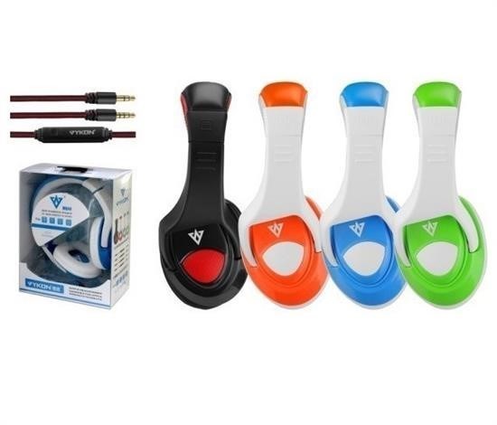 shop® Vykon MQ4440mm Sürücülü Mikrofonlu Bilgisayar Kulaklığı Jak Girişli