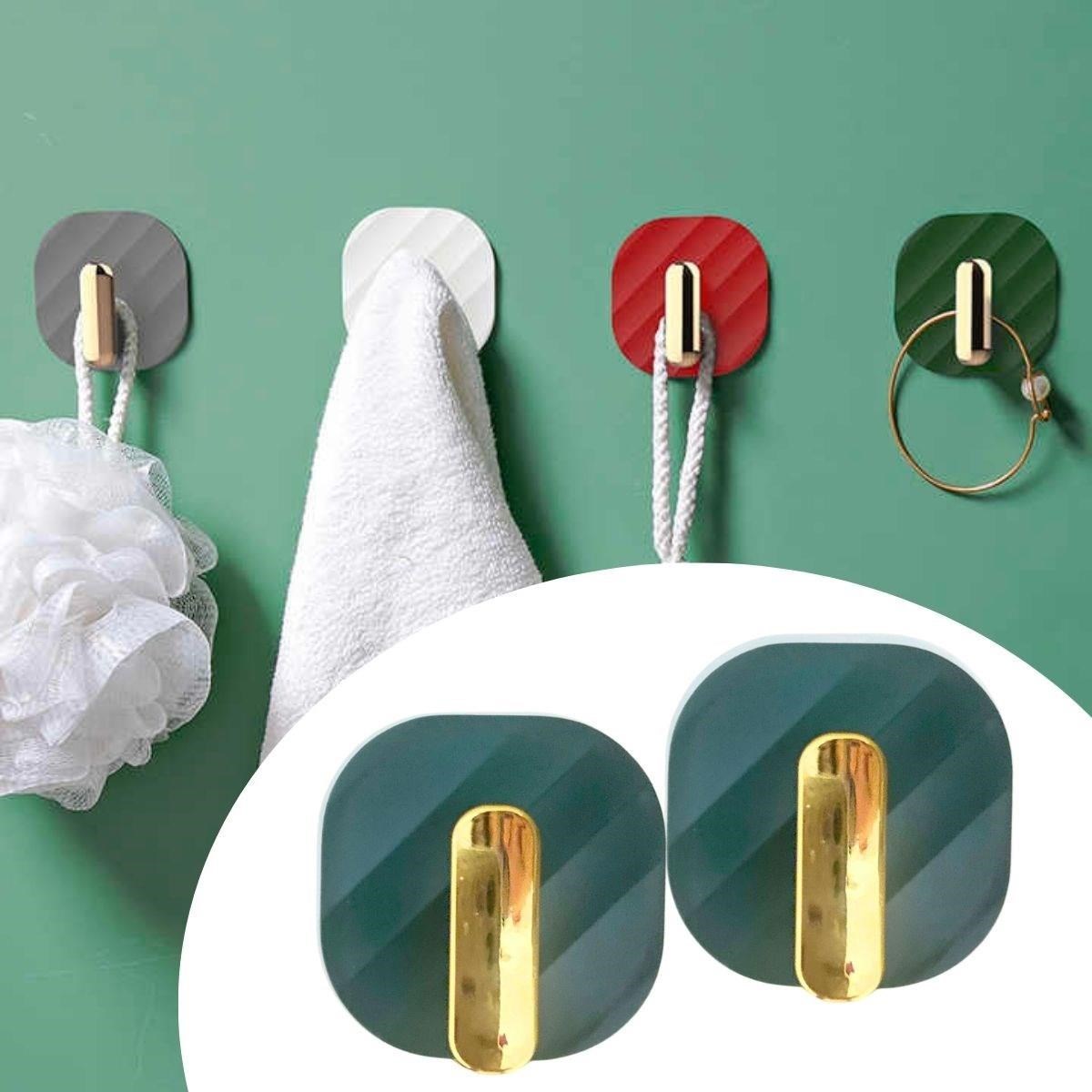 shop® 2li Yapışkanlı Retro Askılık Dolap Kapak Kulpu Yeşil