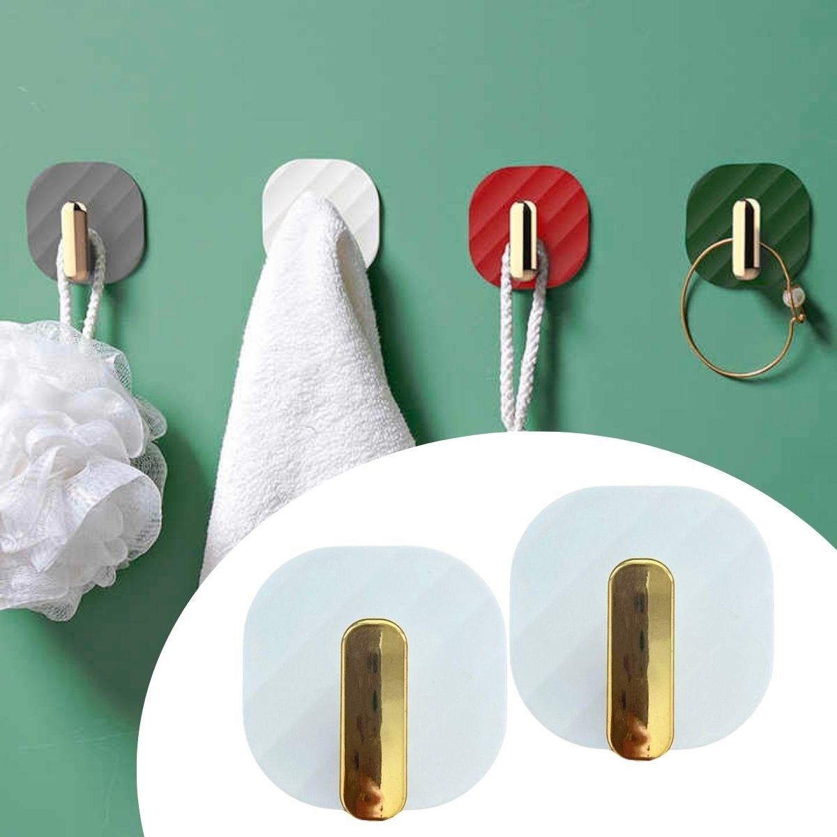 shop® 2li Yapışkanlı Retro Askılık Dolap Kapak Kulpu Beyaz