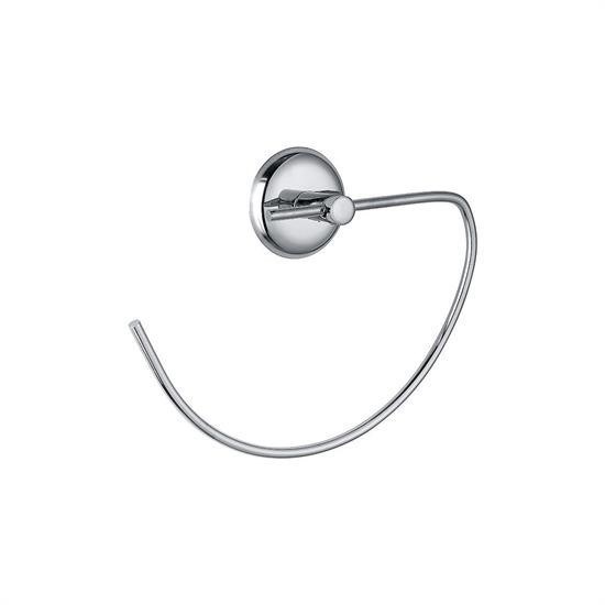shop® Paslanmaz Metal Dekoratif Havluluk Havlu Tutacağı Gümüş Renk