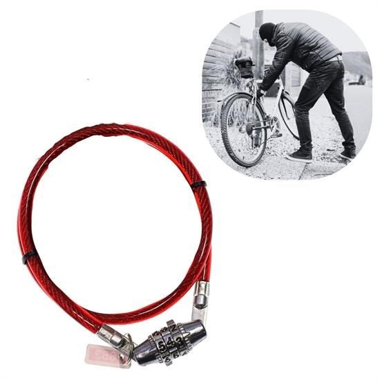 shop® Şifreli Pratik ve Sağlam Bisiklet Kilidi
