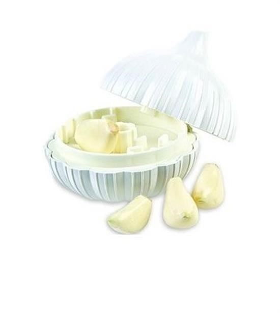 shop® Sarımsak Şeklinde Pratik Sarımsak Ezici Rendeleyici El Rondosu