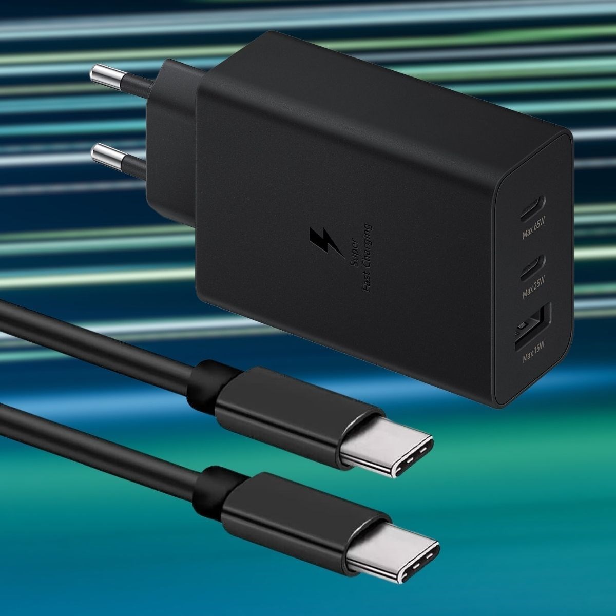shop® 65W Hızlı Şarj Edebilen TYPE C uçlu Şarj Aleti