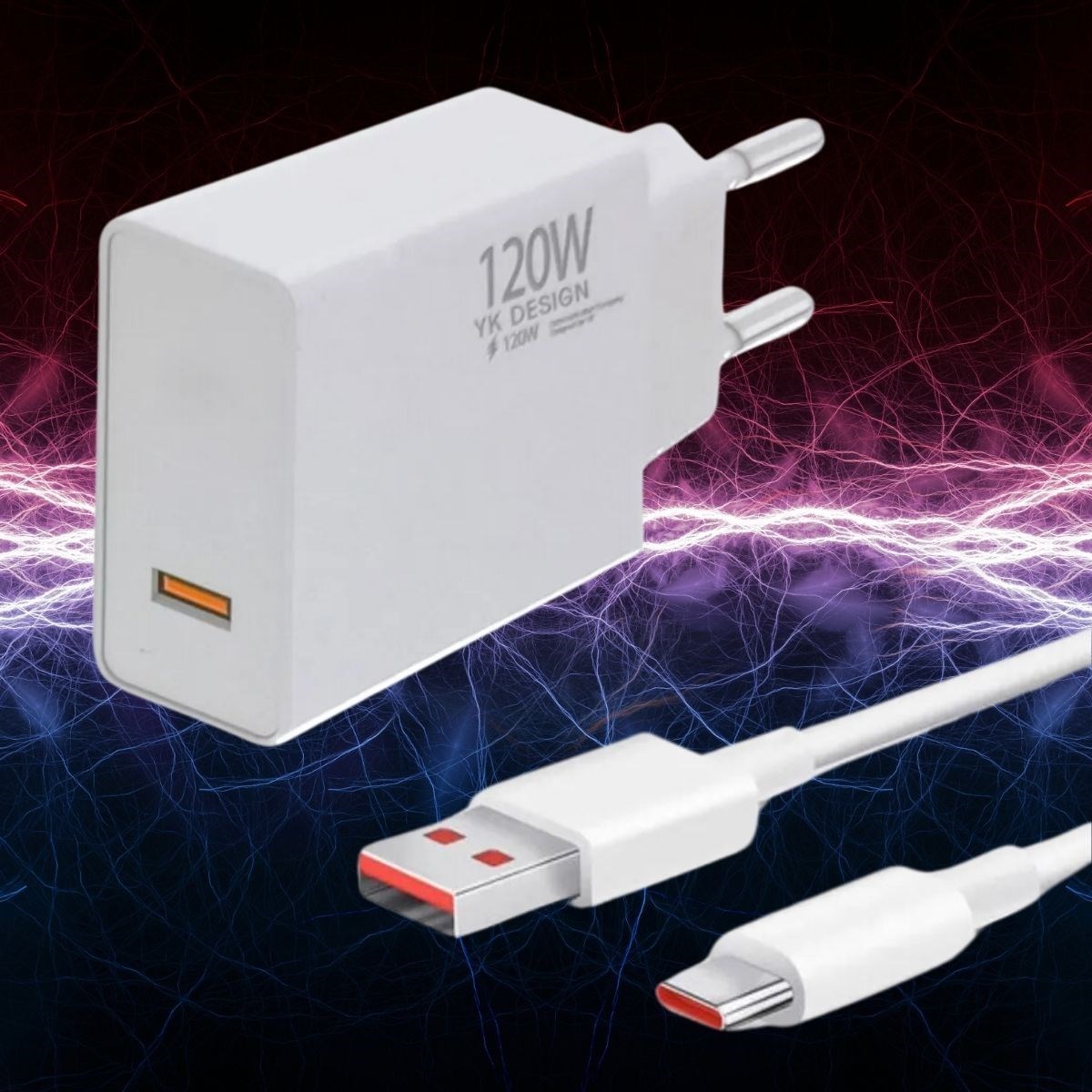 shop® 120W USB Hızlı Type C Uçlu Kablolu Şarj Aleti