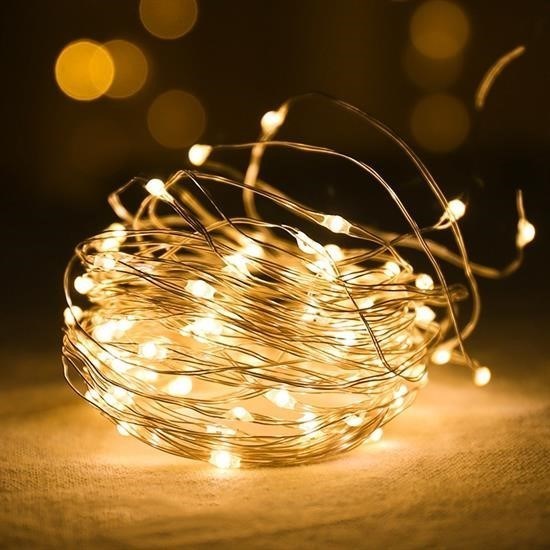 shop® Peri Led Işık 28 Ledli  3 Metre Sarı Led Şerit Aydınlatma Spot Led