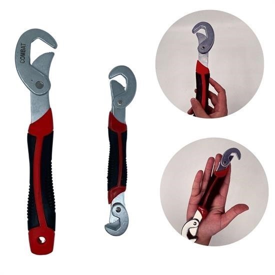 shop® Çok Fonksiyonlu Ergonomik  Ayarlanabilir Büyük Küçük Akıllı Pense Anahtar 2li Set