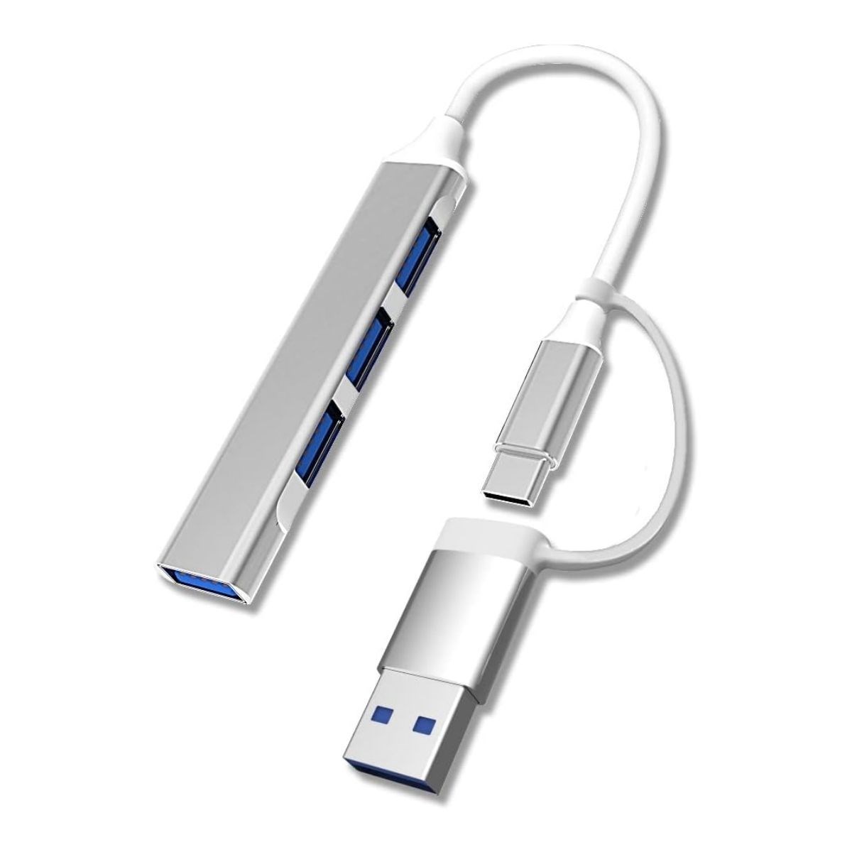 shop® 4 Port'lu Bağlantı İstasyonu Ultra İnce USB Bölücü TYPE-C tipi Çoklu Arayüz Adaptörü Multi Usb Çoklayıcı