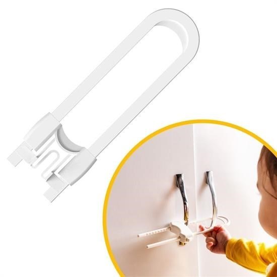 shop® Bebek Çocuk Çekmece ve Dolap Koruma Raylı Güvenlik Sistemi Emniyet Kilidi