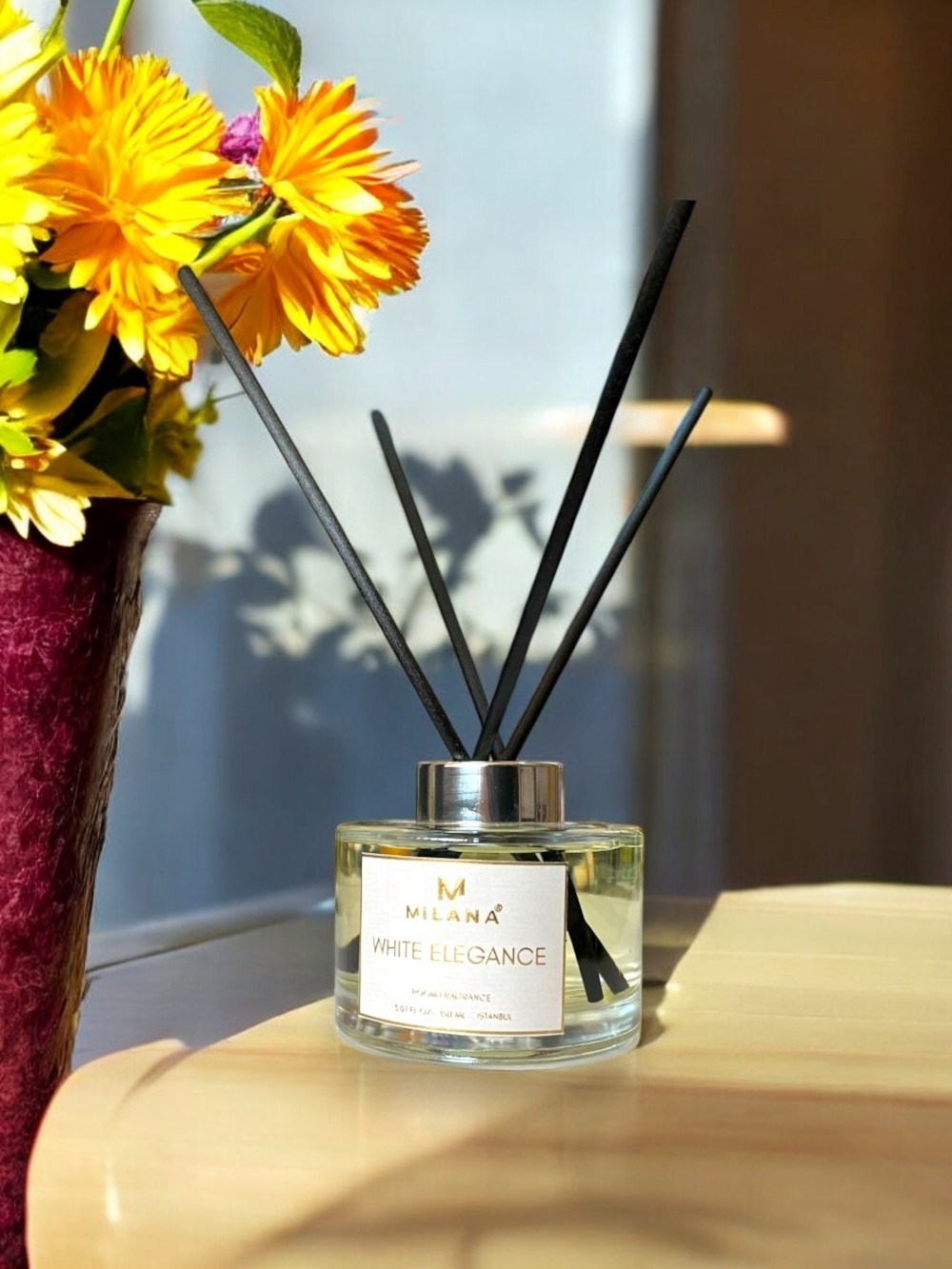 Çubuklu Oda Kokusu White Powder Elegance 150 ml 5.07 Fl Oz
