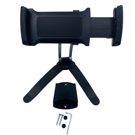 shop® 360 Derece Dönebilen Mutfak Masaüstü Telefon Tablet Tutucu Ayarlanabilir Esnek Ayaklı Metal 