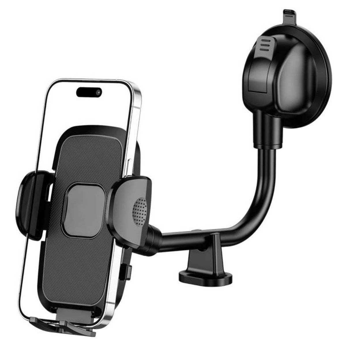 shop® Ayarlanabilir Vakum Kilitli Cam Ve Torpidoya Takılabilen Telefon Tutucu 