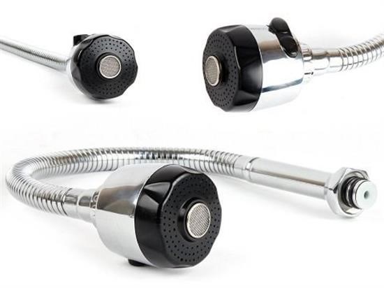 shop® Oynar Başlıklı 2 Fonksiyonlu Spiral Musluk Başlığı Mutfak Hortumu