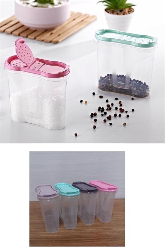 shop® Plastik Kapaklı Majör Baharatlık Baharat Saklama Kutusu Kabı