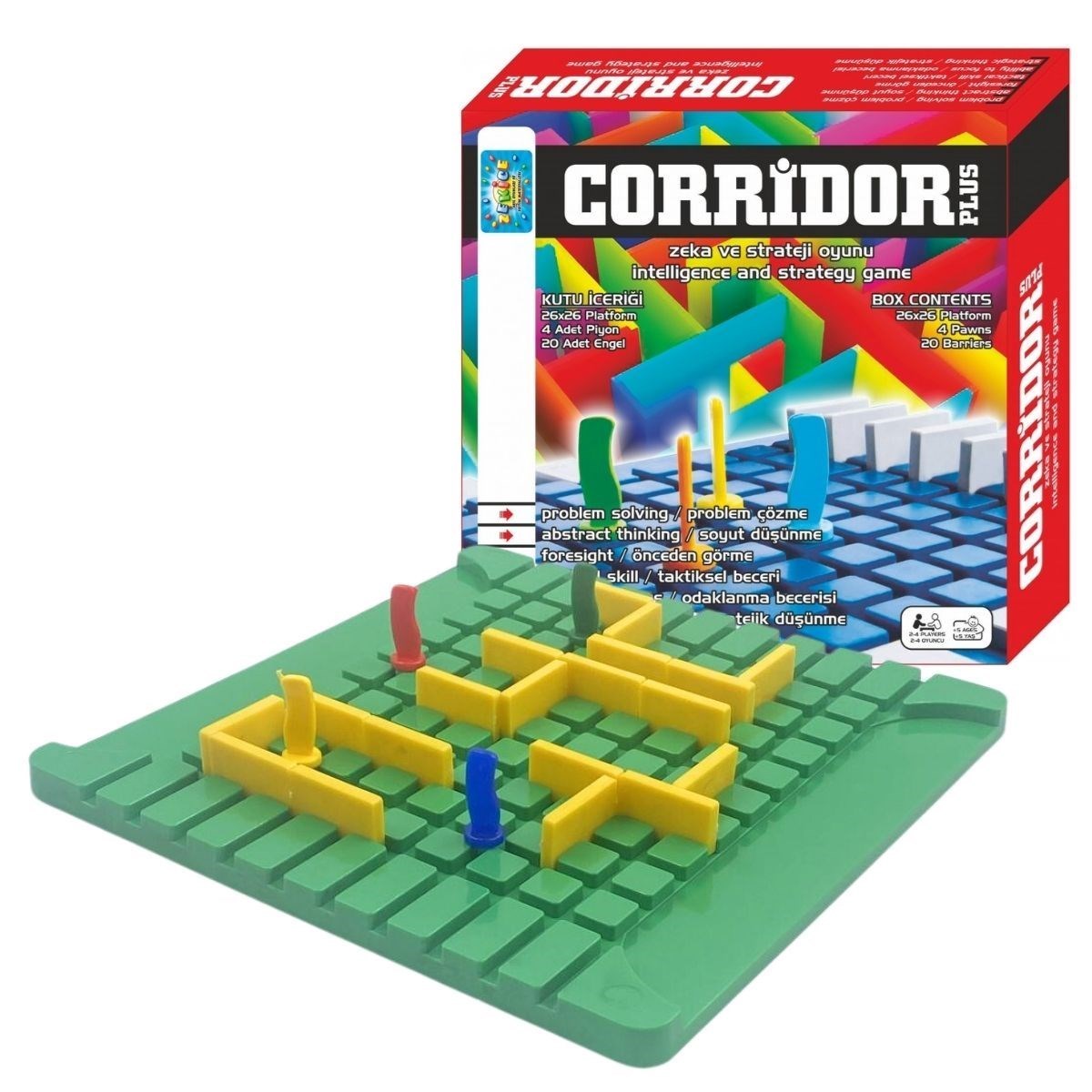  shop® Corridor Plus Oyun Seti Zeka ve Strateji Oyunu Koridor Oyunu