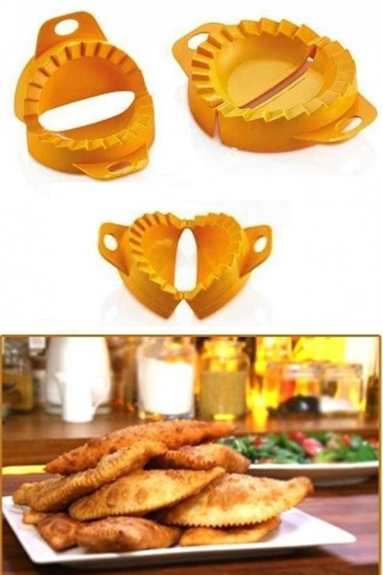 shop® 3lü Çiğ börek kurabiye Hamur İşi Ravioli Kesme Kalıbı Aparatı