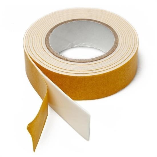 shop® Çok Amaçlı Tüm Yüzeylerde Kullanıma Uygun Beyaz Çift Taraflı Köpük Sünger Montaj Bant